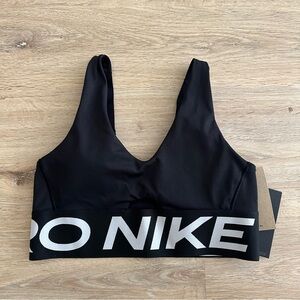 Nike Women's Black and White Sports Bra
